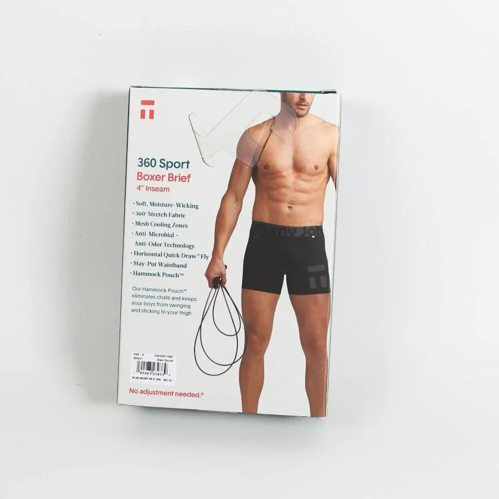 Tommy John 360 Sport Underwear, New in Box, Size Small - Two Pairs per Box